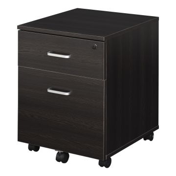 Vinsetto Dulap pentru Documente cu 2 Sertare, Mobilier de Birou Compact pentru Organizare Eficientă, 40x44x54.6cm, Design Modern | Aosom Romania