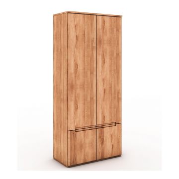 Dulap din lemn de fag 90x206 cm Vento 2 - The Beds