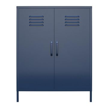Dulap metalic albastru 80x102 cm Bradford - Queer Eye