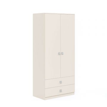 Dulap depozitare haine LINEA 90, A52, H200, 2U2S PO, Vizon