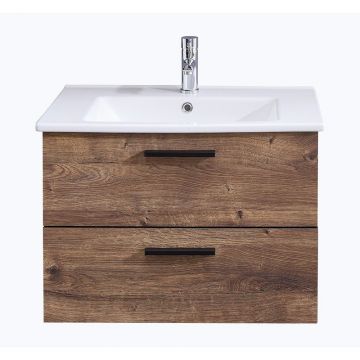 Dulap sub chiuvetă cu aspect de lemn de stejar 71x51 cm Set 374 - Pelipal