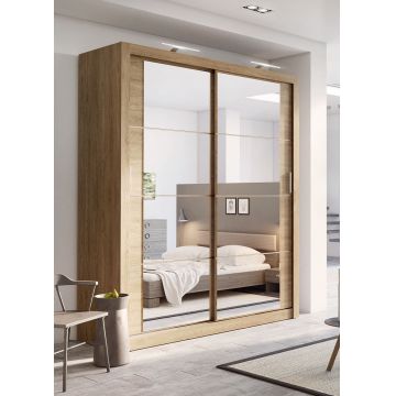 DRESSING AMIRA 2, STEJAR, 180X215X60 CM