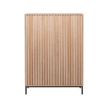 Dulap în culoare naturală cu aspect de lemn de stejar 80x110 cm Celine - Støraa