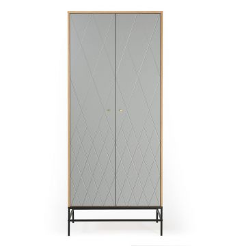Dulap Woodman Mia, gri