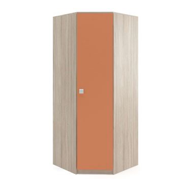 Dulap haine colt LINEA 1U , bara umerase, polite, Oak, Ginger
