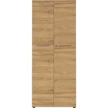 Șifonier gri antracit cu aspect de lemn de stejar 80x197 cm Agenda – Germania
