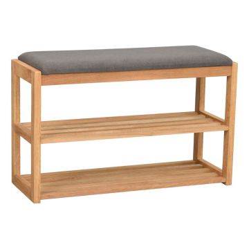 Pantofar în culoare naturală cu bancă din lemn de stejar Confetti – Rowico Pantofar în culoare naturală cu bancă din lemn de stejar Confetti – Rowico