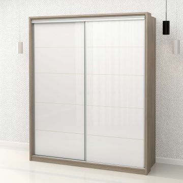 Dulap haine usi glisante PRIMAVERA 185, H225, Oak, Gloss
