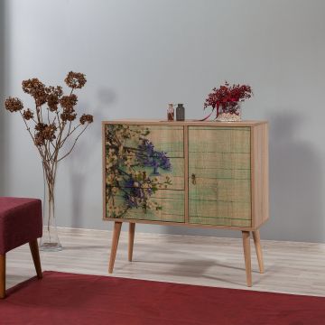 Dulap Verybox - Dresser 10, Stejar Sonoma, 90x40x90 cm