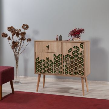 Dulap Verybox - Dresser 2, Stejar Sonoma, 90x40x90 cm