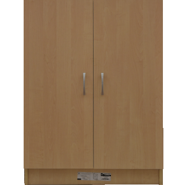 Dulap cu rafturi pal melaminat, 2 usi, mesteacan, 80 x 28 x 106 cm