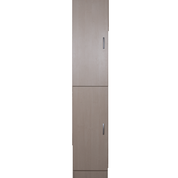 Dulap cu rafturi pal melaminat, mesteacan, 2 usi, 40 x 28 x 202 cm