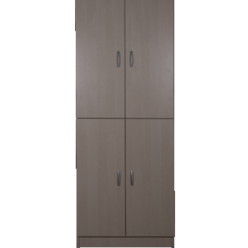 Dulap pentru organizarea si depozitarea hainelor, 80 x 28 x 202 cm, mesteacan