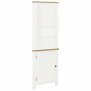 Dulap de colț 59 x 36 x 180 cm lemn masiv de stejar