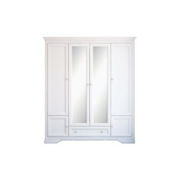Kleo 001 Dulap 4D/1S Alb
