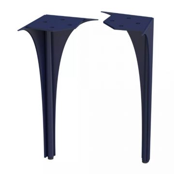 Set picioare spate pentru mobilier Oristo Louis 27.5 cm bleumarin mat