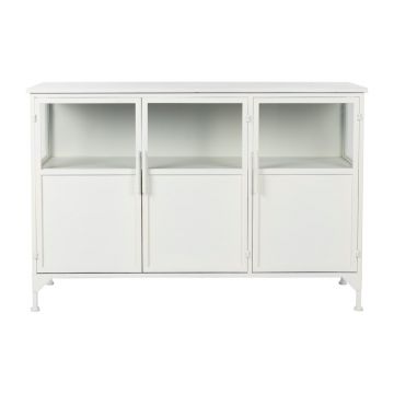 Vitrină albă din metal Miya – White Label Vitrină albă din metal Miya – White Label