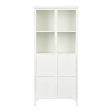 Vitrină albă din metal Miya – White Label