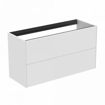 Dulap baza suspendat Ideal Standard Atelier Conca 2 sertare 100 cm alb mat