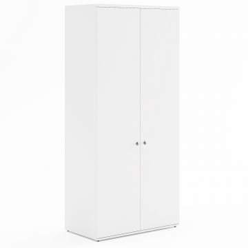Dulap haine PRIMAVERA 90, H200, 2U, bara umerase, Alb