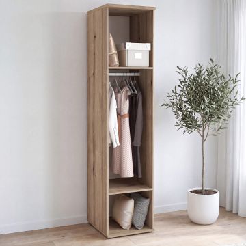 Dulap haine PRIMAVERA, 1 Usa, MDF Alb lucios