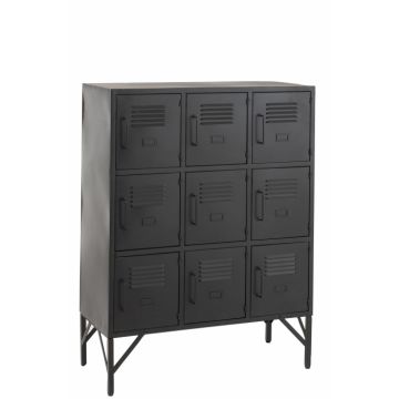 Dulap, Metal Fier, Negru, 86x41x113.5 cm Dulap, Metal Fier, Negru, 86x41x113.5 cm
