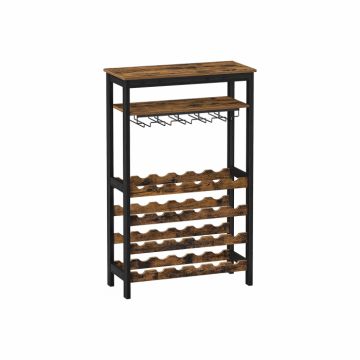 Raft pentru vin, 66x29x104cm, SONGMICS