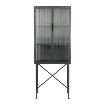 Vitrină gri 70x178 cm Boli – Dutchbone Vitrină gri 70x178 cm Boli – Dutchbone