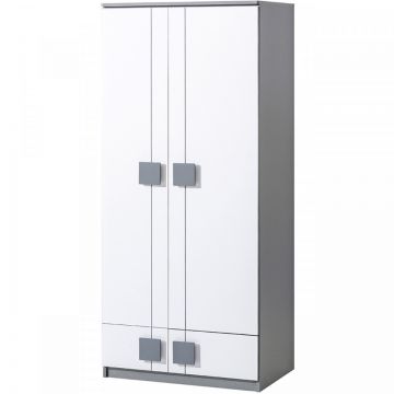 Dulap COMI GM1 Gri / Alb