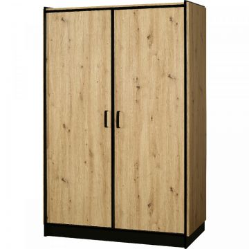 Dulap KARIA 01 Stejar Artisan / Negru