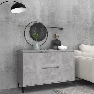 Servantă, gri beton, 104x35x70 cm, PAL Servantă, gri beton, 104x35x70 cm, PAL