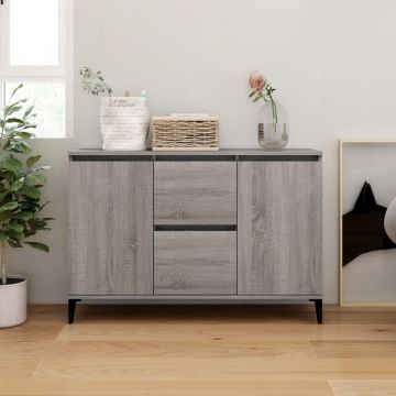 Servantă, gri sonoma, 104x35x70 cm, lemn prelucrat Servantă, gri sonoma, 104x35x70 cm, lemn prelucrat