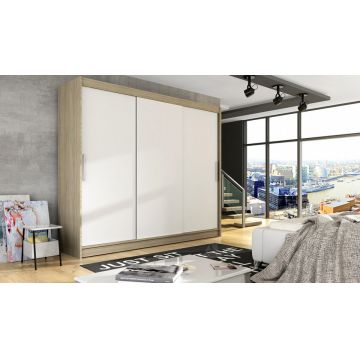 ASTON II (Garderoba ) SONOM OAK/WHITE