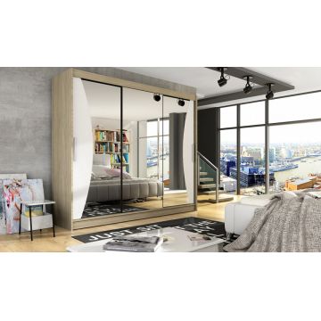 ASTON IV (Garderoba ) SONOM OAK/WHITE