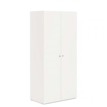 Dulap haine ARONA 90, A50, H195, 2U, Alb Portelan