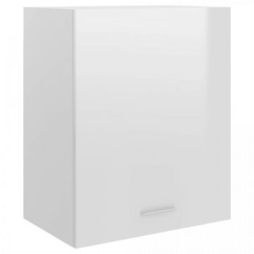 Dulap suspendat, alb extralucios, 50 x 31 x 60 cm, PAL