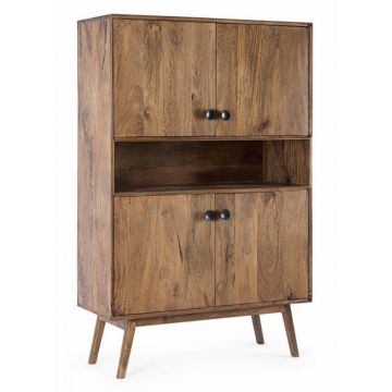 Dulap Sylvester, Lemn, Natural, 104x40x158