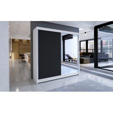 TALIN I Garderoba WHITE/BLACK