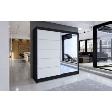 TALIN III Garderoba black/white