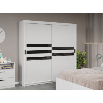 Dressing / Dulap dormitor Alb 184 - Glass