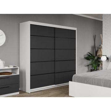 Dressing / Dulap dormitor Gri Antracit 184 - Elis
