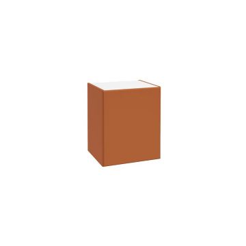 Dulap baie suspendat cu sertar softclose maro mat Defra MO-RE 50 cm