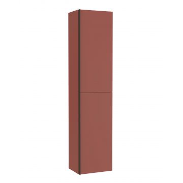 Dulap inalt suspendat Roca Inspira cu doua usi 175x40cm rosu terracota