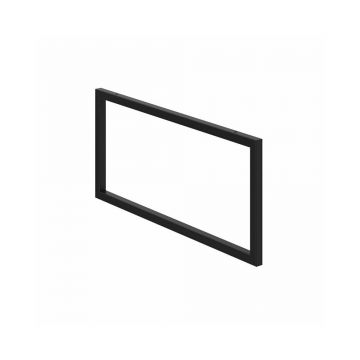 Set picioare mobilier negru mat Defra Modica 43 cm