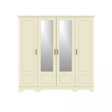 Boston Dulap 4D2DS Supermat Fildes/Vanilie