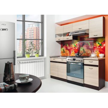 Bucatarie Eliza 180 Kpl.Rijeka Bright/Oak Venge