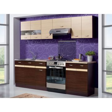 Bucatarie Eliza 240 Oak Venge/R.Bright