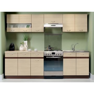 Bucatarie Eliza 260 Kpl. R.Bright/Oak Venge