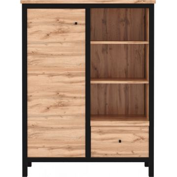 Bufet Chos Kom1D1S Stejar Tahoe/Negru