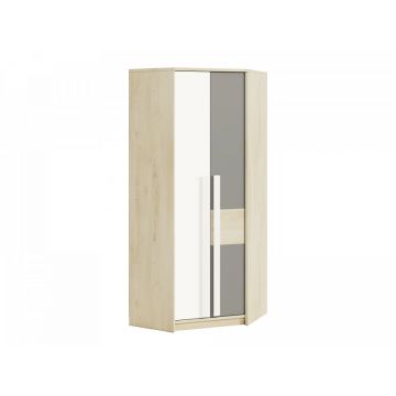 Drop 01 (Dulap Pentru Haine) Fiord Beech/White|Grey Platinum